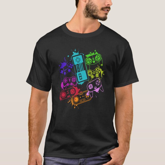 Camiseta Videos games Video Gamer Men 1 (Frente)