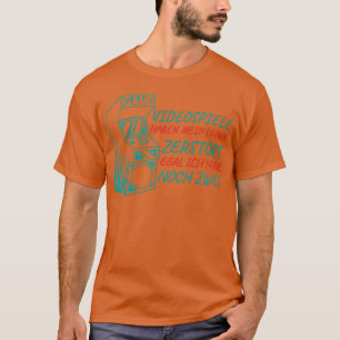 Camiseta Vídeos Jogos Ao Vivo Apostas Jogador Nerd amigo en