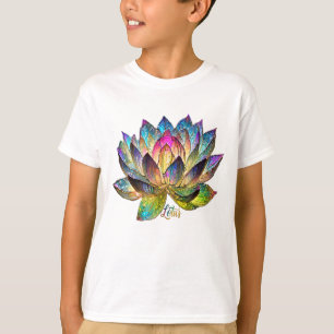 Camiseta Vidro Colorido Flor de Lótus