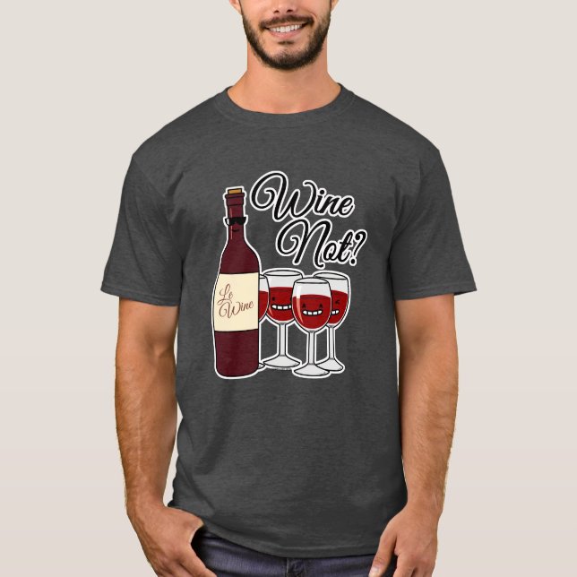 Camiseta Vidro da rosa vermelha pinot do álcool das uvas do (Frente)