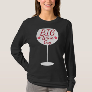 Camiseta Vidro de Cara de Vinho Grande Típico