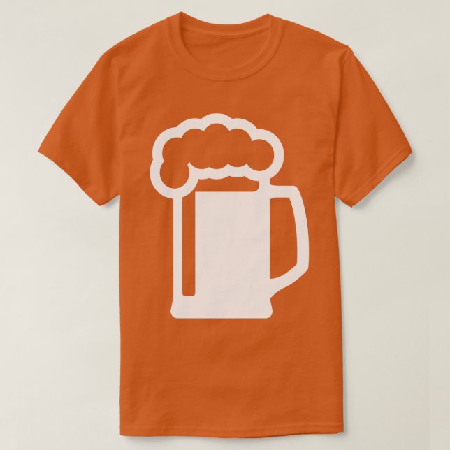 Camiseta Vidro de cerveja (Frente do Design)