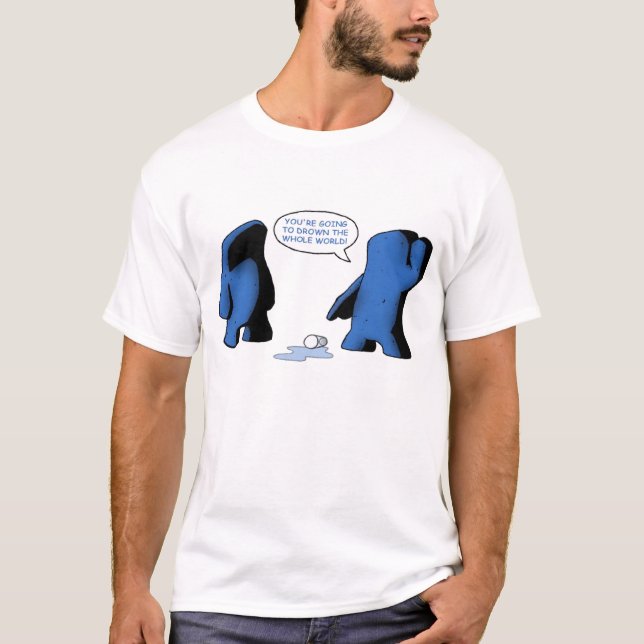 Camiseta Vidro de Knox fora do t-shirt da água (Frente)