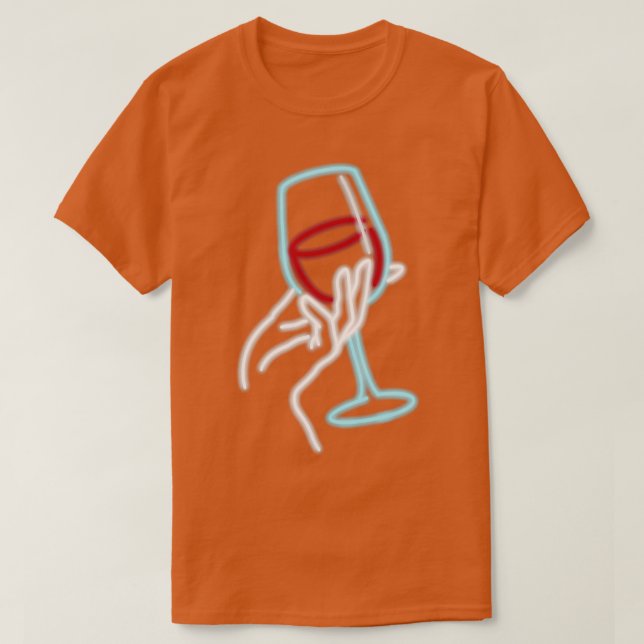 Camiseta Vidro de vinho Nyon (Frente do Design)