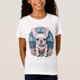 Camiseta Vidro Maçã Francês Bonito Pastel Manchado