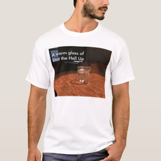 Camiseta Vidro morno Shut acima