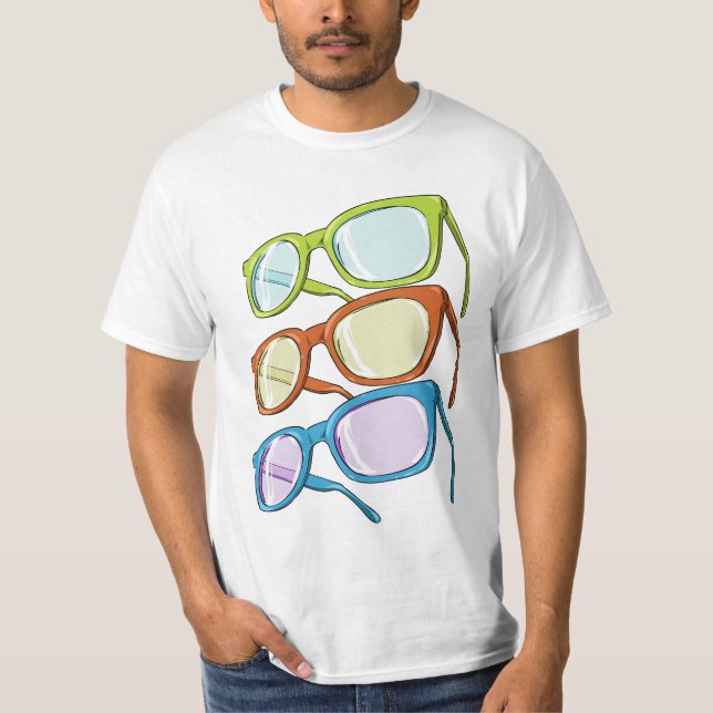 Camiseta Vidros coloridos (Frente)