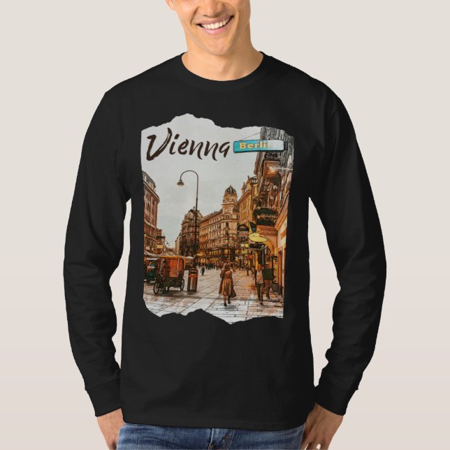 Camiseta Viena Cidade Áustria Wien Viena (Frente)