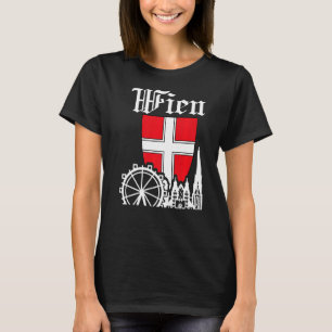 Camiseta Viena Skyline Áustria Ferris Wheel Prater Stephan