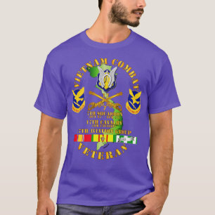 Camiseta Vietnã Combate Cavalaria com Esquadrão 7 17º Ar