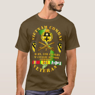 Camiseta Vietnã Combate Cavalaria Veterana com segundo Bn 5