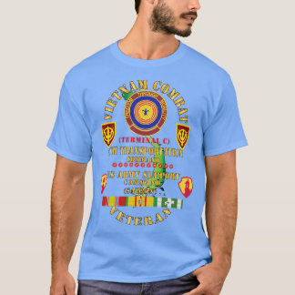 Camiseta Vietnã Combate Veterano com 4º Comã de Transporte