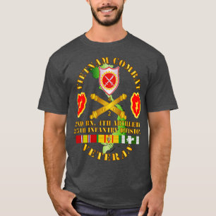 Camiseta Vietnã Combate Veterano w segundo Bn 4º Artilharia