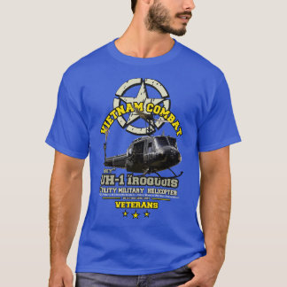 Camiseta Vietnã Combate Veteranos UH1 Iroquois