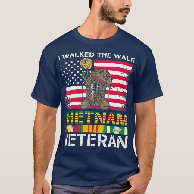 Camiseta Vietnã Guerra do Vietnã Oferece-nos Veteranos (Frente)