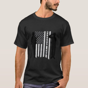 Camiseta Vietnã Veterano Vietnã Vet Black White Flag