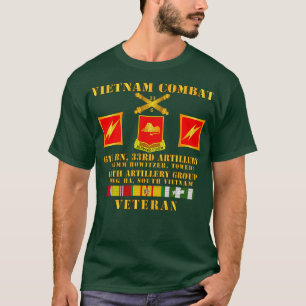 Camiseta Vietnam Combat Veteran 6 Bn 33rd FA 108º Artigo