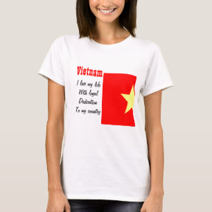 Camiseta Vietnam-lealdade a meus t-shirt do país