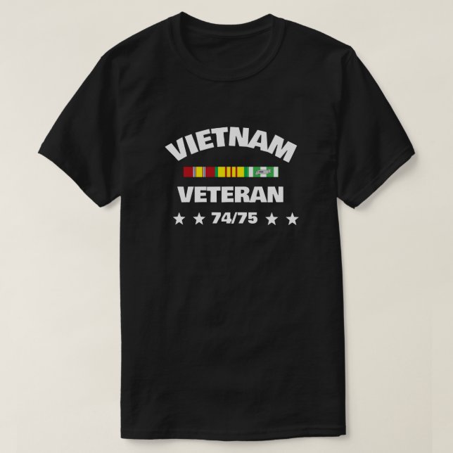 CAMISETA VIETNAM TOUR OF DUTY 74-75 (Frente do Design)