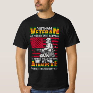 CAMISETA VIETNAM VETERAN QUE LUTAMOS COM O APOIO QUE NÃO F