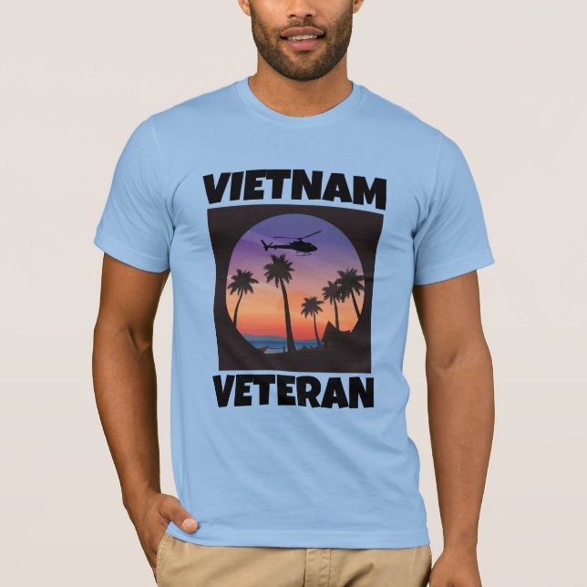 CAMISETA VIETNAM VETERAN RETRO T-SHIRTS (Frente)