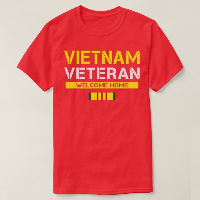 CAMISETA VIETNAM VETERAN WELCOME HOME (Frente do Design)
