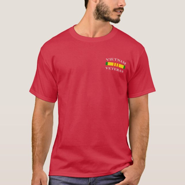 Camiseta Vietnam Veterano T-Shirt (Frente)