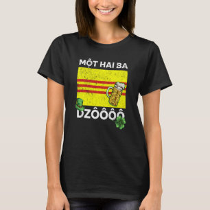 Camiseta Vietnam Viet Dia de São Patrício Mot Hai Ba Dzo Ch