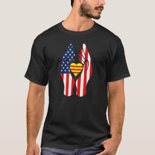 Camiseta Vietnamita Bandeira Vnã Nam Cong Hoa Prayer
