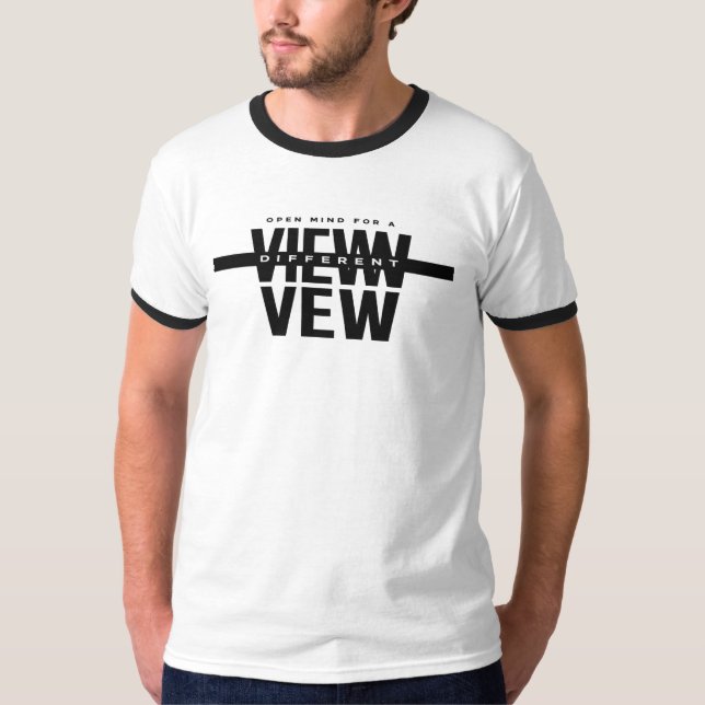 Camiseta View Not Found Men's Ringer T-Shirt (Frente)