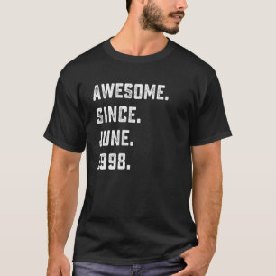 Camiseta Vigésimo Quarto Aniversário Desde Junho De 1998 24