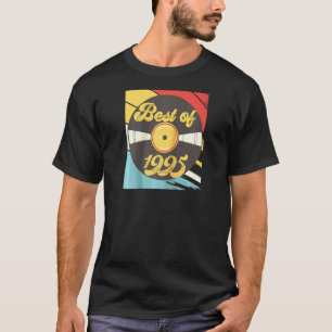 Camiseta Vigésimo sexto aniversário do Vintage Record 1995 