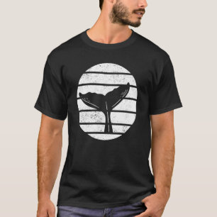 Camiseta Vigia de Baleia Retro Sunset