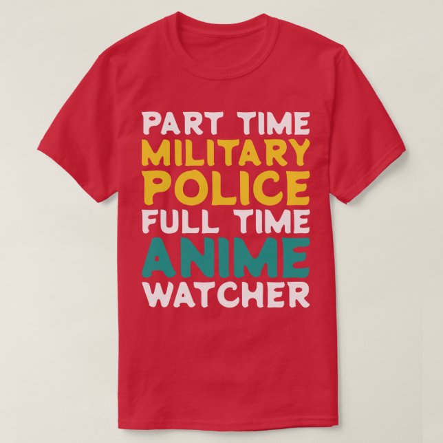 Camiseta Vigia de Tempo de Cheio da Polícia Militar (Frente do Design)