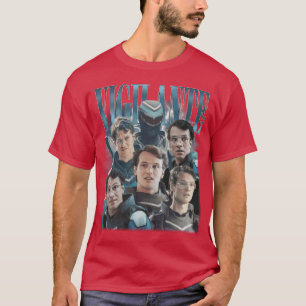 Camiseta Vigilante Vintage Adrian Chase Bootleg amigos engr