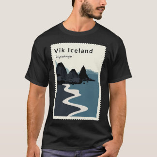 Camiseta Vik Reynisfjara Black Sand Beach Islândia