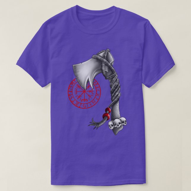 Camiseta Viking ax Classic TSirt (Frente do Design)