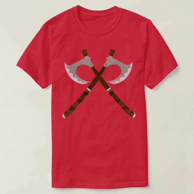 Camiseta Viking axs arma medieval (Frente do Design)