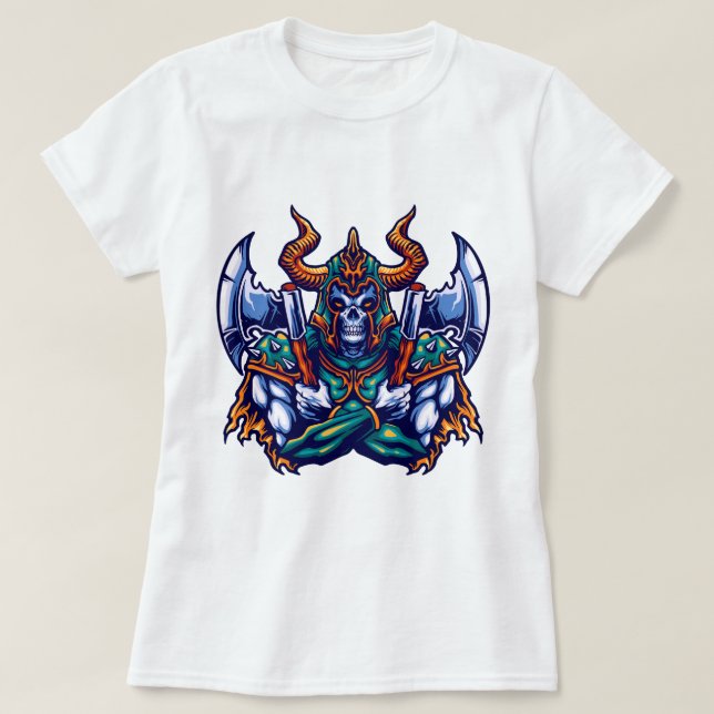Camiseta Viking Berserker (Frente do Design)