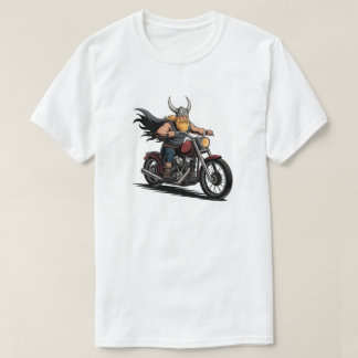 Camiseta Viking Biker Motorcycle Rider Cool Graphic