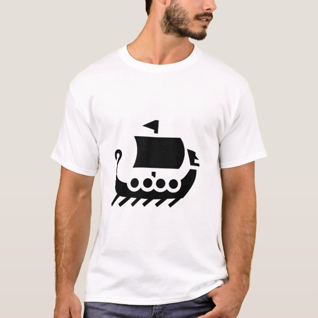 Camiseta Viking Boat (Frente)
