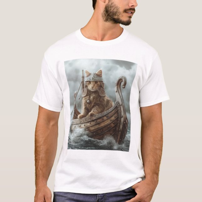 Camiseta Viking Cat (Frente)