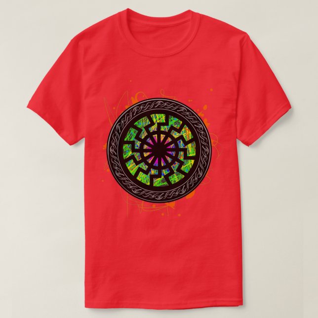 Camiseta Viking Celtic Valhalla (Frente do Design)