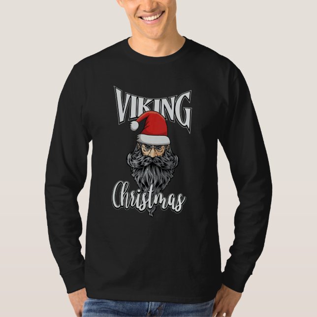 Camiseta Viking Christmas Valhalla Viking Warrior Northmen (Frente)