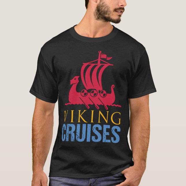 Camiseta Viking cruises vintage (Frente)