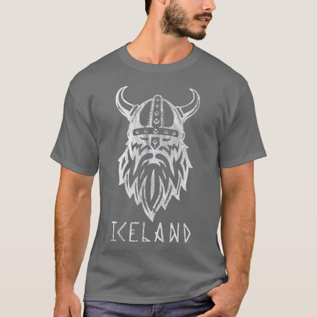 Camiseta Viking da Islândia (Frente)