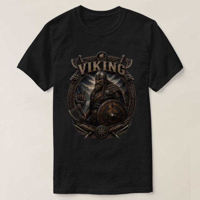 Camiseta Viking Elite Warrior (Frente do Design)