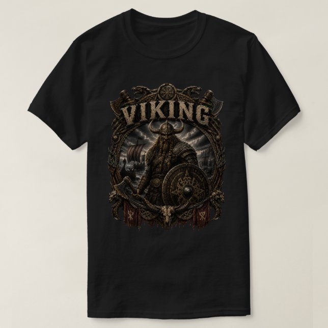 Camiseta Viking Elite Warrior (Frente do Design)