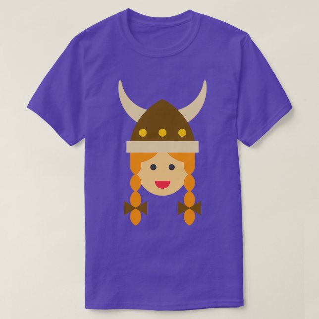 Camiseta Viking Girl (Frente do Design)