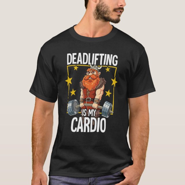 Camiseta Viking Gym Weight Training Deadlift (Frente)